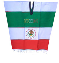 Cargar imagen en el visor de la galería, Jorongo tricolor con Escudo Nacional
