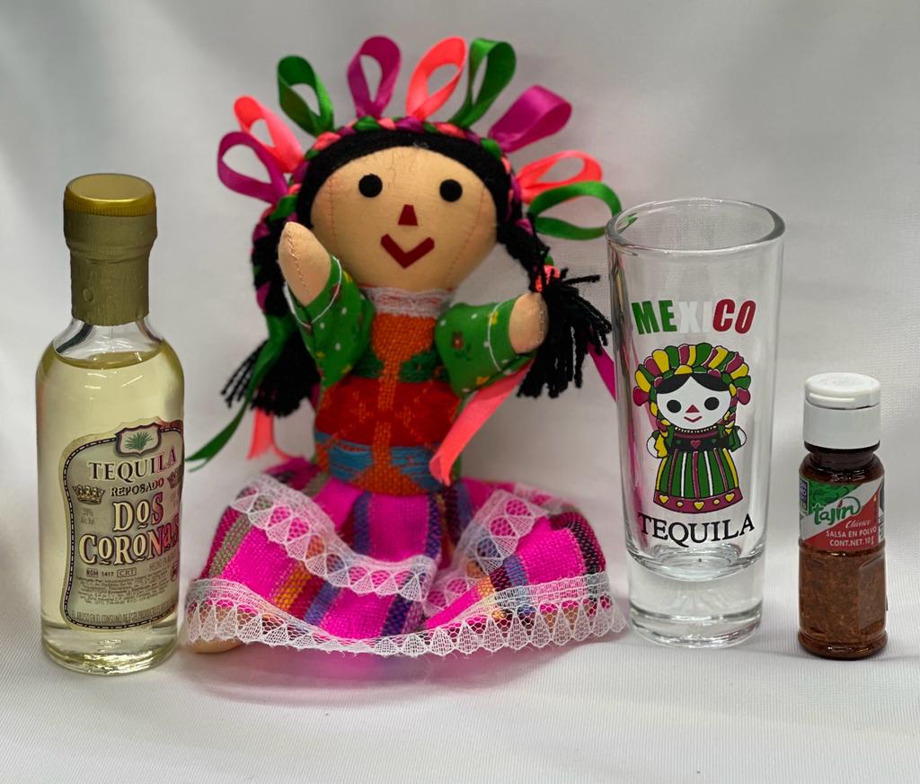 Set muñeca con tequila