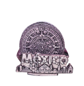 Porta vasos calendario azteca