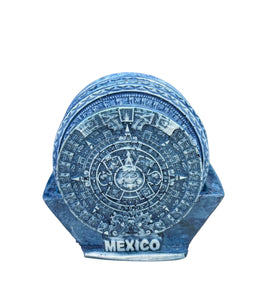 Porta vasos calendario azteca