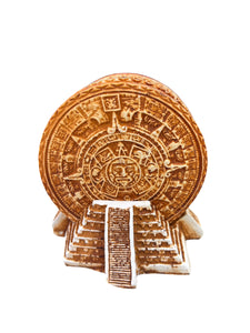 Porta vasos calendario azteca