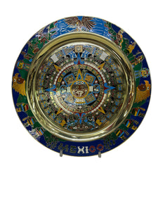 Calendario Azteca Fotograbado en latón 28 cm.