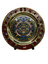 Cargar imagen en el visor de la galería, Calendario Azteca fotograbado en latón 14 cm.

