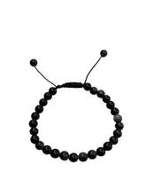 Cargar imagen en el visor de la galería, Pulsera de bola en obsidiana
