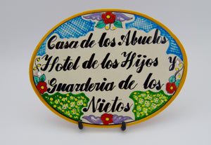 Placa Decorativa en Talavera Poblana (Varios Modelos)