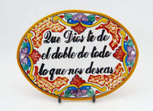 Cargar imagen en el visor de la galería, Placa Decorativa en Talavera Poblana (Varios Modelos)
