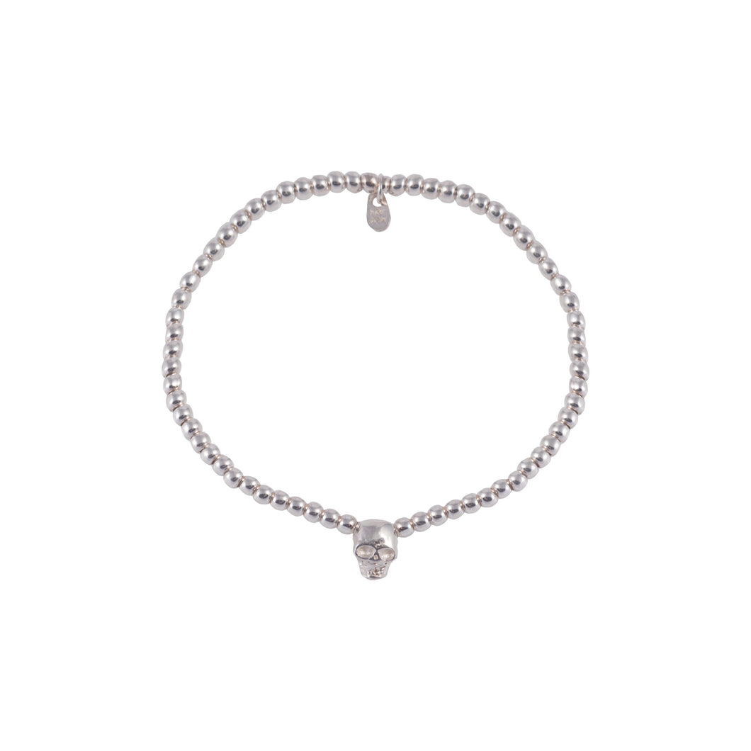 Pulsera de bola con Craneo