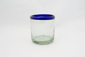 Vaso para jugo posta azul