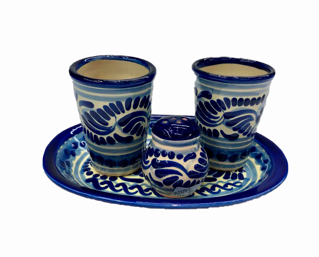 Juego de tequileros, ovalado
