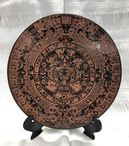Calendarios Aztecas en Resina con Base