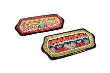Cargar imagen en el visor de la galería, Charola chica talavera multicolor
