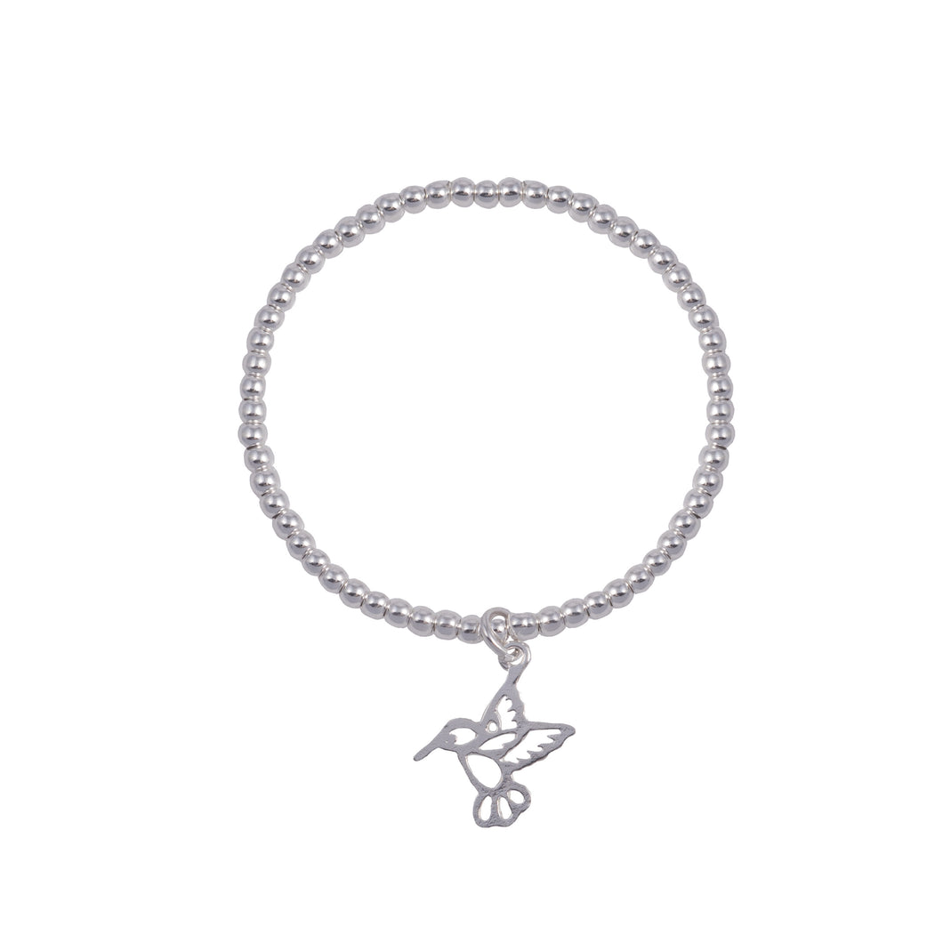 Pulsera de bola con Colibrí