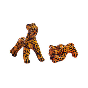 Jaguar mediano, set 2 piezas