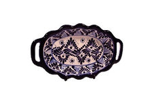 Cargar imagen en el visor de la galería, Charola rabanera azul con blanco
