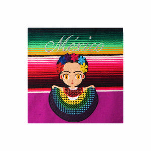 Delantal Frida Kahlo rosa