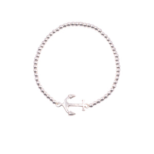 Pulsera de bola con Ancla